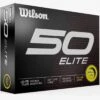 Wilson Staff Wilson 50 Elite Yellow Personalized Golf Balls