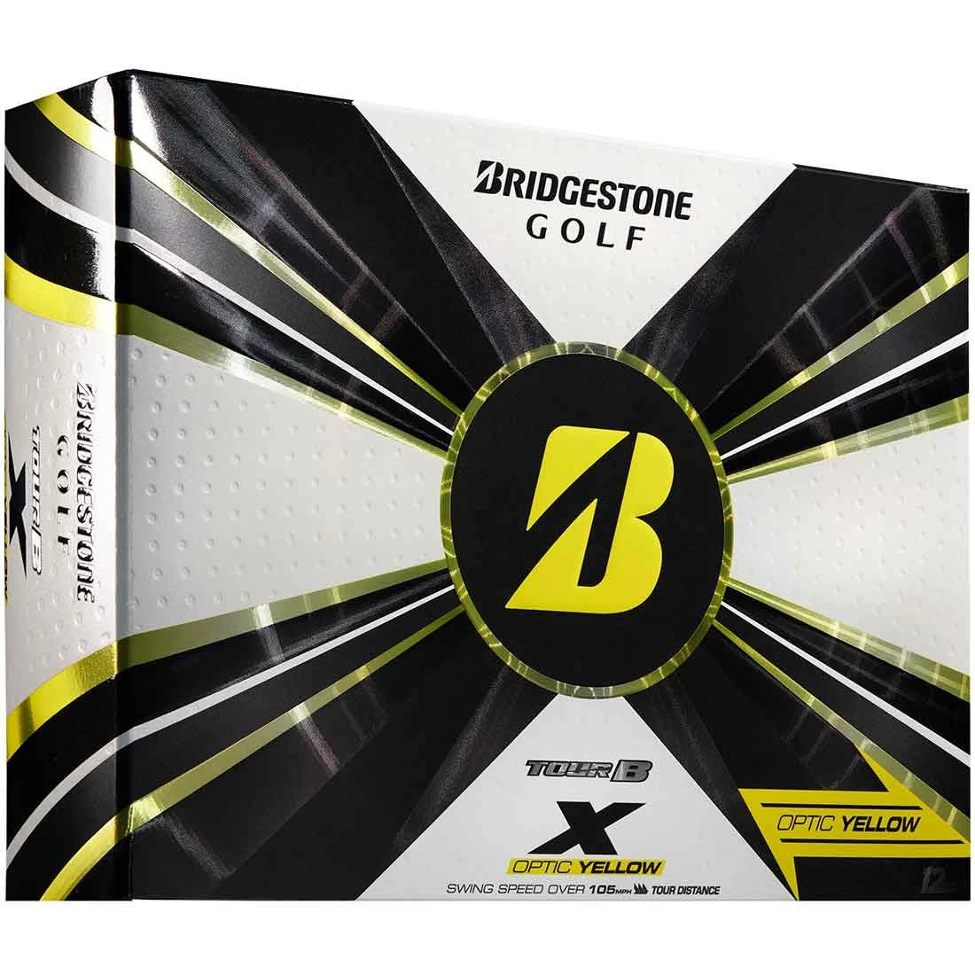 Bridgestone Tour B X Yellow Golf Balls