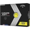 Callaway Chrome Soft X Triple Track Yellow Personalized Golf Balls