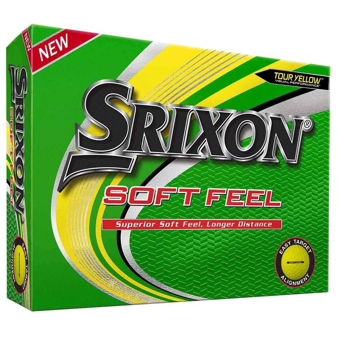Srixon Soft Feel Personalized Yellow Golf Balls