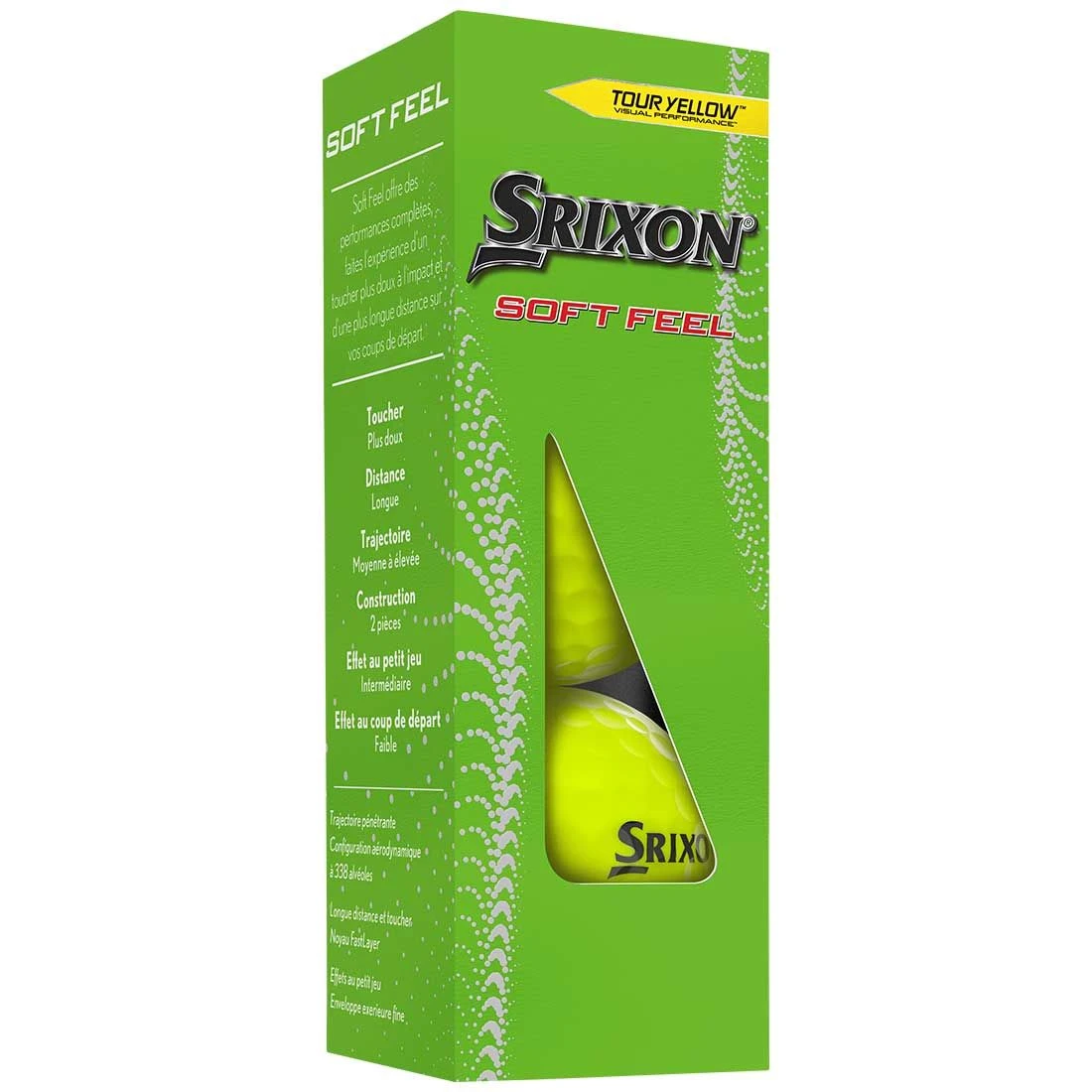 Srixon Soft Feel 13 Yellow Golf Balls - Image 2