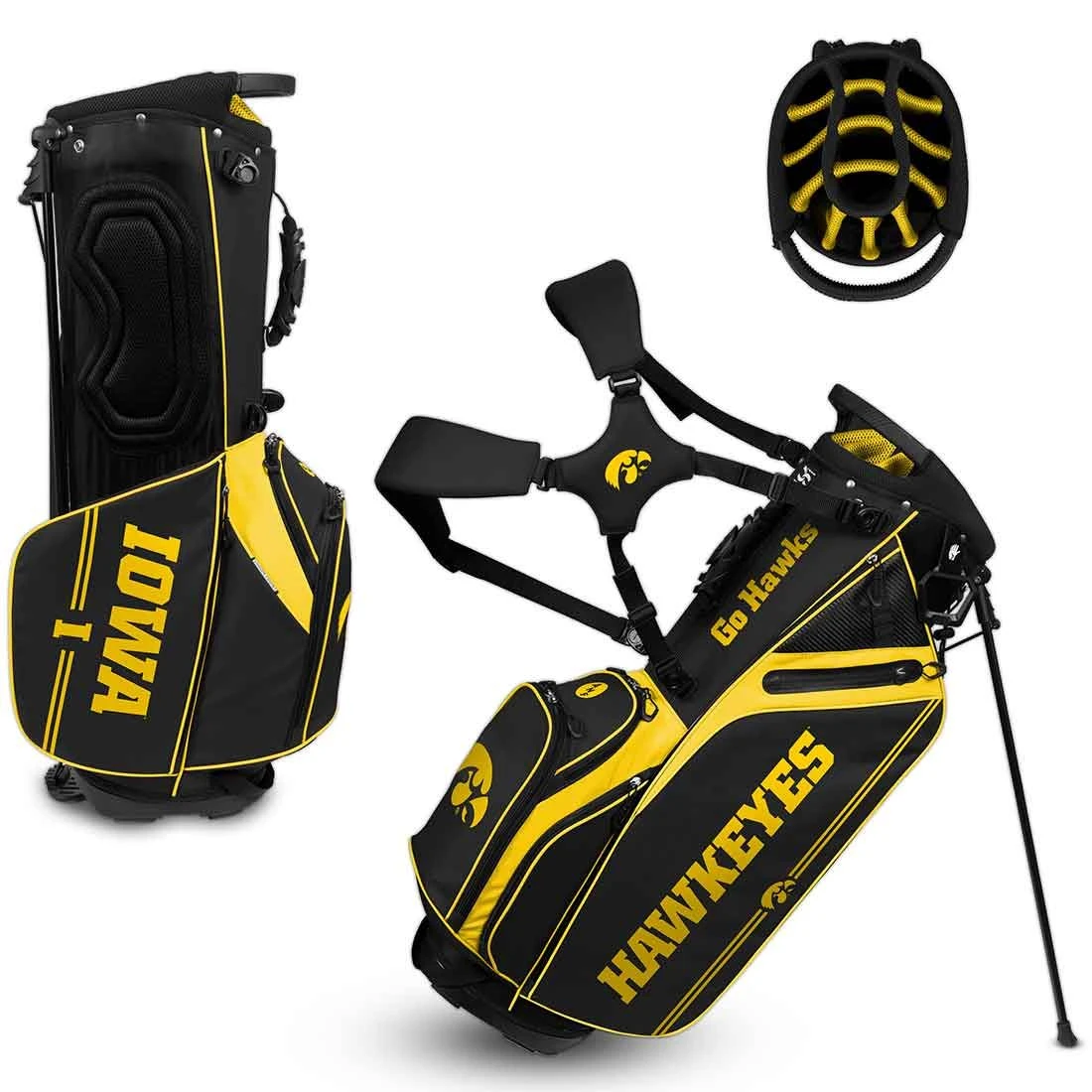Team Effort NCAA Caddie Carry Hybrid Bag - Image 9