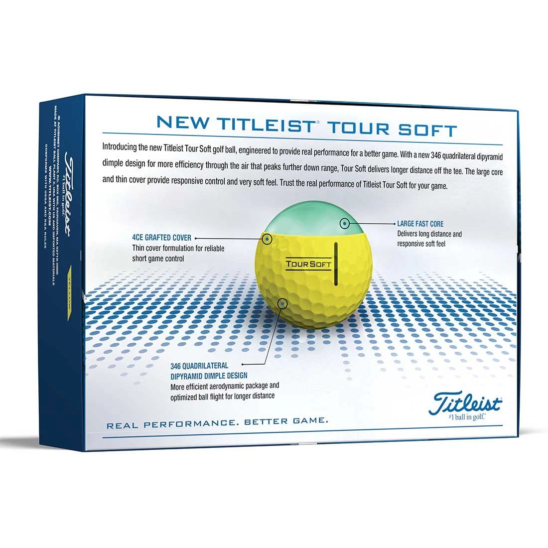 Titleist Tour Soft Yellow Personalized Golf Balls - Image 4