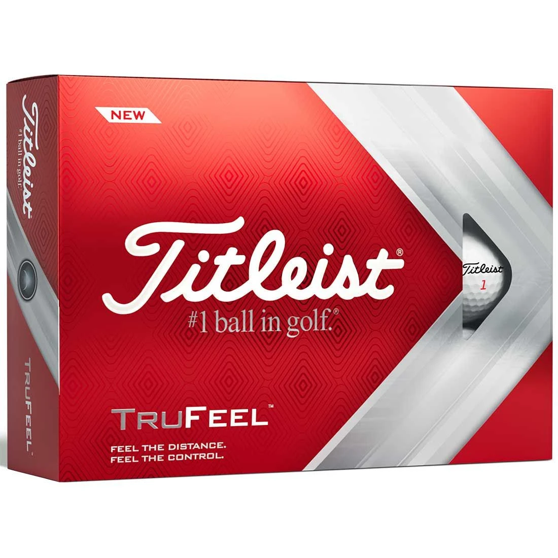 Titleist TruFeel White Personalized Golf Balls
