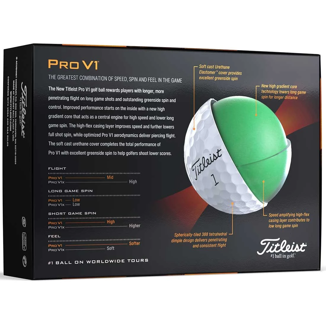 Titleist Pro V1 High Number Golf Balls - Image 3